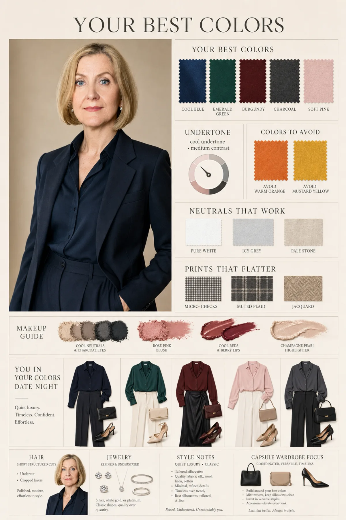 Sample StyleCard AI hair direction card with personalized color, cut, and styling guidance